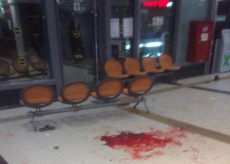 Scene of terror attack in Beersheba Central Bus Station, 18 Oct 2015