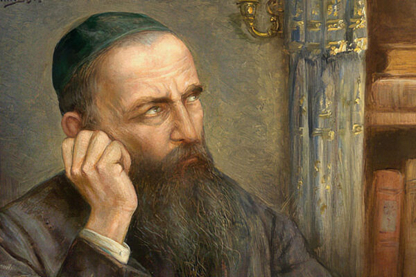Un rabbino nel suo styudio. Perdonare se stessi è importante per perdonare gli altri